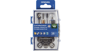 ערכת אביזרי שיוף וליטוש 18 חלקים עם מערכת - Dremel EZ727-01 EZ Lock 