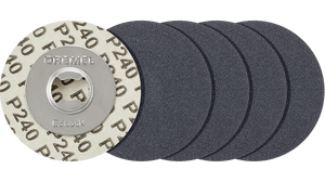 דיסקיות שיוף EZ Lock 240 גריט 31.8 מילימטר עם טכנולוגיית החלפה מהירה - Dremel EZ413SA 