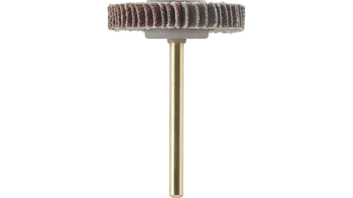 גלגל שיוף Flapwheel Dremel 504 - קוטר 3/16 אינץ' עם גריט 80 לשיוף מדויק ועבודות גימור על עץ ומתכת