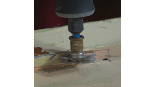 מברשת שיוף פרטים Dremel EZ471SA EZ Lock - מברשת גומיים עם חומר שוחק מובנה לשיוף עדין ועבודות דיוק על חומרים מגוונים