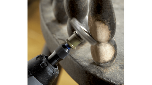 מברשת שיוף פרטים Dremel EZ471SA EZ Lock - מברשת גומיים עם חומר שוחק מובנה לשיוף עדין ועבודות דיוק על חומרים מגוונים