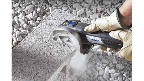 דיסק חיתוך בנייה Dremel US520-01 3.5 אינץ' - דיסק שוחק עם גרגיר סיליקון קרביד לחיתוך חומרי בנייה קשים