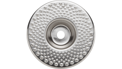 דיסק יהלום Dremel US410-01 4 אינץ' להכנת משטחי בטון ותינסט - מבט על רקע לבן המציג את הדיסק עם שבבי יהלום מוטבעים לעבודות מקצועיות