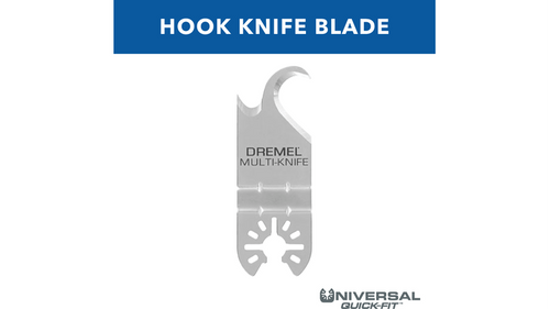 להב נדנוד Dremel MM430 Multi-Knife - עיצוב וו ייחודי לחיתוך חומרים גמישים ביד אחת עם מערכת Quick-Fit אוניברסלית