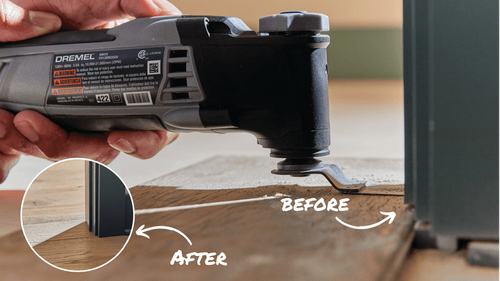 להב חיתוך עץ אוסצילטורי Dremel MM100W-1 Universal True-Fit - להב HCS באורך 3.56 אינץ' לחיתוכי עץ מדויקים וחיתוכי פלאש