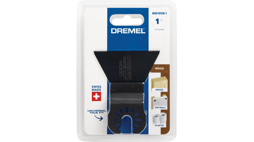 להב חיתוך אוניברסלי Dremel MM105W Universal True Fit - להב HCS רחב למולטיטול מיועד לחיתוך עץ גבס ופלסטיק