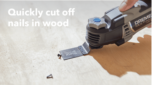 להבי מולטי טול אוסילטור Dremel MM200W-4 ביי מטל 1.25 אינץ' - ערכת 4 להבים איכותיים לחיתוך עץ ומתכת עם טכנולוגיית Universal True-Fit