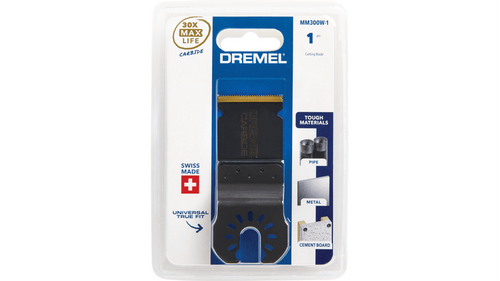 להב חיתוך קרביד Dremel MM300W-1 Universal True-Fit 1.25 אינץ' - להב מקצועי למולטיטול לחיתוך חומרים קשים