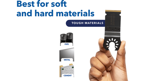 להב קרביד Dremel MM300W-3 Universal True Fit 1.25 אינץ' - אריזת 3 להבים לחיתוך צמוד בחומרים קשים על רקע לבן