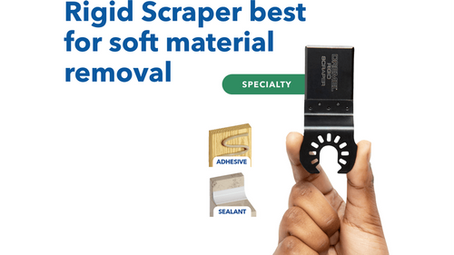 סט להבי גירוד Dremel MM620W Universal True Fit - 2 להבים קשיח וגמיש לכלי נדנדה, מיועדים להסרת צבע ודבק