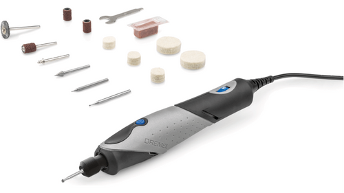 דרמל Dremel Stylo+ 2050-15 - עיצוב עט ארגונומי קל משקל עם 15 אביזרים מקצועיים לחריטה וגילוף