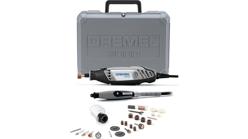 דרמל Dremel 3000-2/25 - מבט כללי על הכלי עם 25 אביזרים מקצועיים לחיתוך, חריטה והשחזה