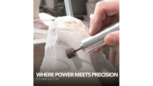 דרמל Dremel 9100-21 Fortiflex עם גיר גמיש כבד ודוושת מהירות - מבט כללי על הערכה המלאה עם 21 אביזרים לעבודות חריטה וחיתוך מקצועיות