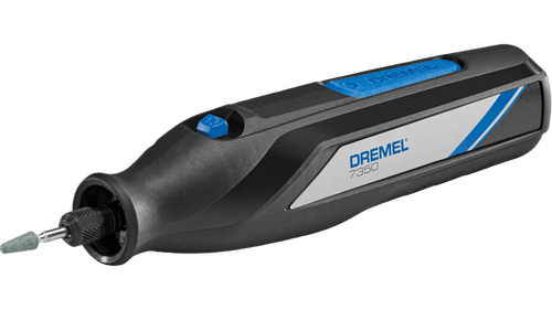 דרמל נטען Dremel 7350-5 - כלי קל משקל עם סוללת ליתיום 4 וולט לעבודות שיוף והשחזה מדויקות
