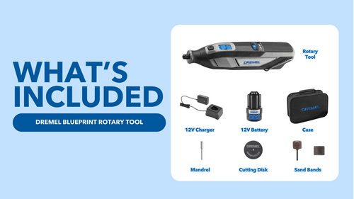 דרמל נטען Dremel 8240 12V - כלי מקצועי עם סוללת ליתיום נשלפת ואחיזה ארגונומית לעבודות חיתוך, קידוח והשחזה