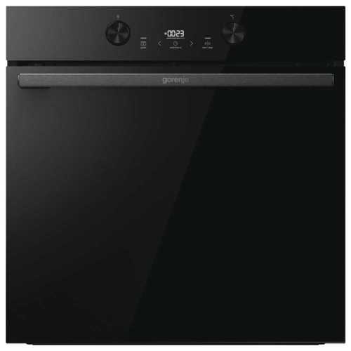 תנור בנוי פירוליטי 77 ליטר Gorenje BPS6737E04DBG זכוכית שחורה