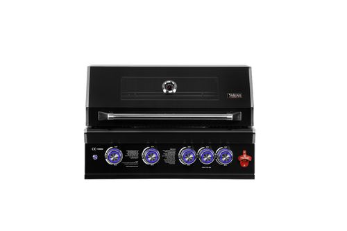 גריל גז בילט אין Volcan B5 Premium שחור