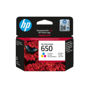 HP Ink 650 Tri-Colour Cartridge  | ראש דיו צבעוני למדפסות Deskjet 2515/2515 e-All-in-One