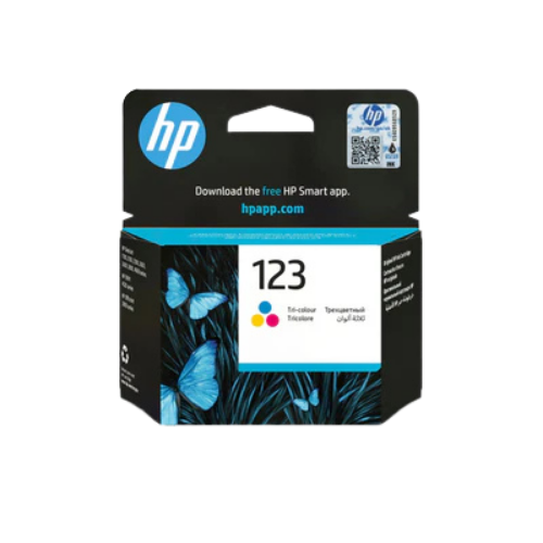 HP 123 Tri-Colour Ink Cartridge | ראש דיו צבעוני למדפסת HP DeskJet 2130