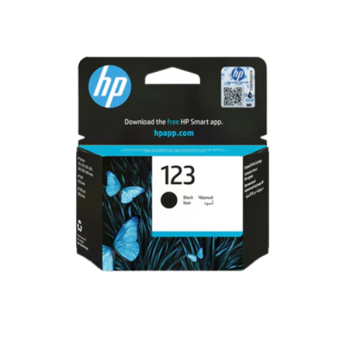 HP 123 Black Ink Cartridge  | ראש דיו שחור למדפסת HP DeskJet 2130