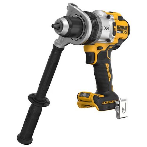 מקדחה נטענת רוטטת פרימיום 18V של Dewalt + סוללה 5 אמפר + מטען - מנוע Brushless חזק המספק 169Nm 