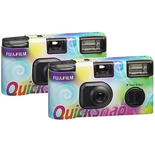 מצלמות חד־פעמיות Fujifilm Quicksnap – אריזה זוגית (2 מצלמות, 27 חשיפות כל אחת)