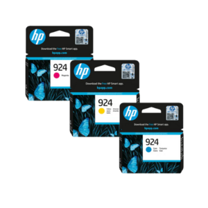 ראשי דיו 924 צבעוני HP OfficeJet Pro 8133 (מגנטה, צהוב, ציאן)