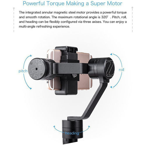 מייצב גימבל לסמארטפון Zhiyun-Tech Smooth-C 3-Axis Handheld Stabilizer for Smartphones