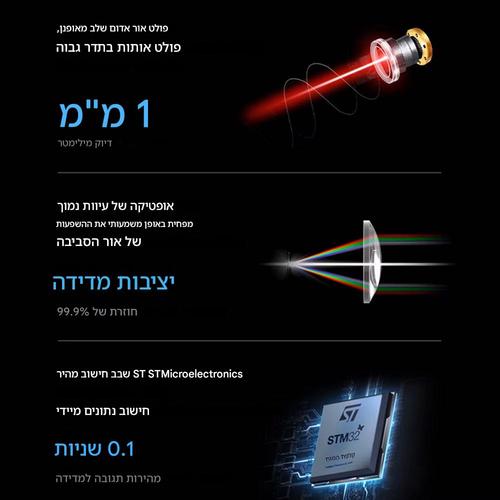 מיני מד טווח ליזר 30 מטר - גוף אלומיניום KASCO
