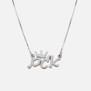 שרשרת שם עם כתר