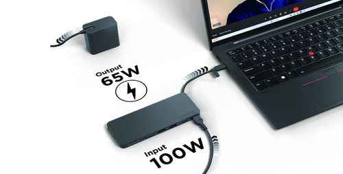 תחנת עגינה Lenovo USB-C Slim Travel Dock 4X11N40212