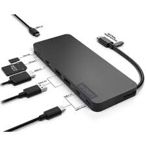 תחנת עגינה Lenovo USB-C Slim Travel Dock 4X11N40212