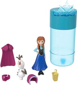 מארז הפתעה דיסני פרוזן - בובת "שלג קולור ריביל" עם 6 הפתעות