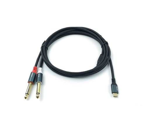 כבל ממיר מ- USB-C ל 2PL אורך 2מטר PRO AUDIO