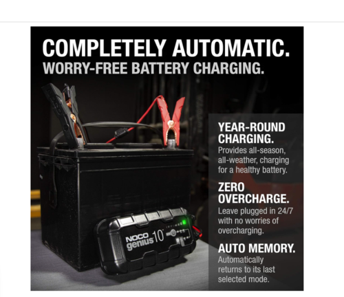 מטען מצברים לרכב Noco Genius 10 Battery Charger