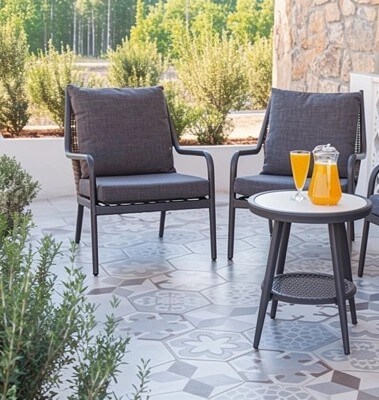 פינת ישיבה מעוצבת לגינה דגם PATIO