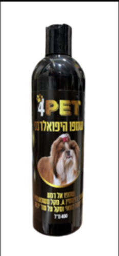 פור פט שמפו היפואלרגני 400 מיל