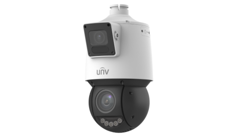 מצלמת PTZ IP 4+4MP זום X25 עדשה כפולה דגם IPC94144SR-X25-F40C מבית UNV