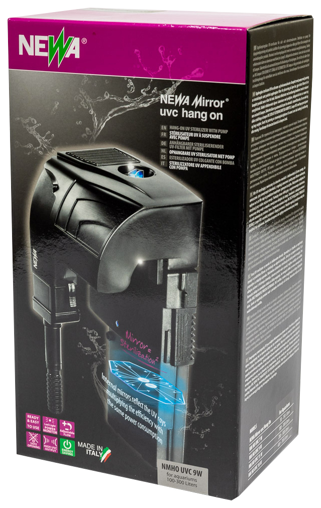 מערכת UVC מפל Newa Mirror hang on 9W 