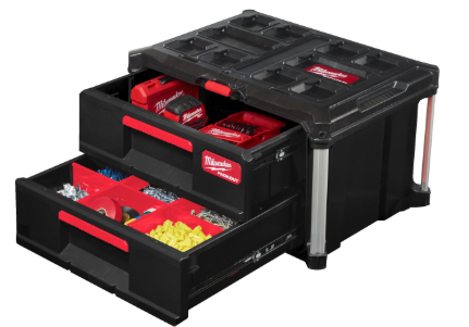 ארגונית / ארגז כלים 2 מגירות PACKOUT MILWAUKEE 