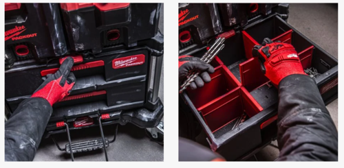 ארגונית / ארגז כלים 2 מגירות PACKOUT MILWAUKEE 
