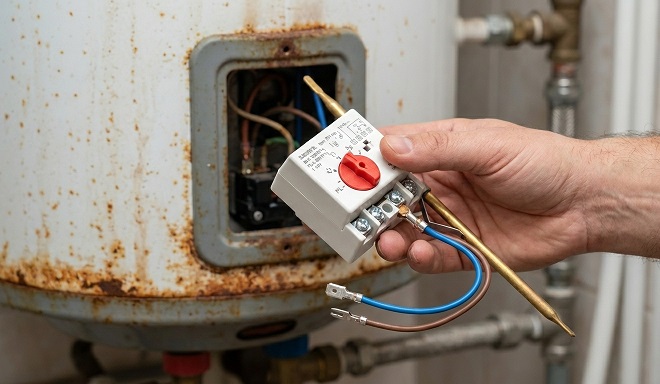 המים פושרים? יכול להיות שה"מוח" של הדוד שלכם הפסיק לעבוד. כך תדעו אם צריך להחליף תרמוסטט.