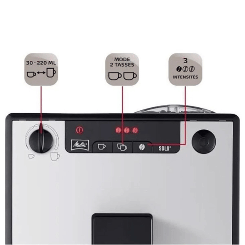 מכונת קפה אוטומטית מליטה סולו Melitta Solo Pure Silver עם מתנות!