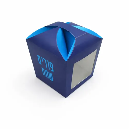קופסא סגירת פרח+חלון- פורים שמח: