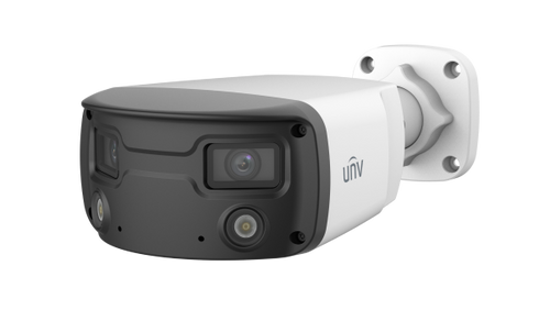מצלמת צינור פנורמית עדשה כפולה 180° IP 8MP דגם IPC2K28SE-ADF40KMC-WL-I0 מבית UNV