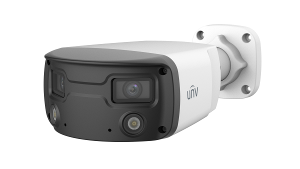 מצלמת צינור פנורמית עדשה כפולה 180° IP 8MP דגם IPC2K28SE-ADF40KMC-WL-I0 מבית UNV