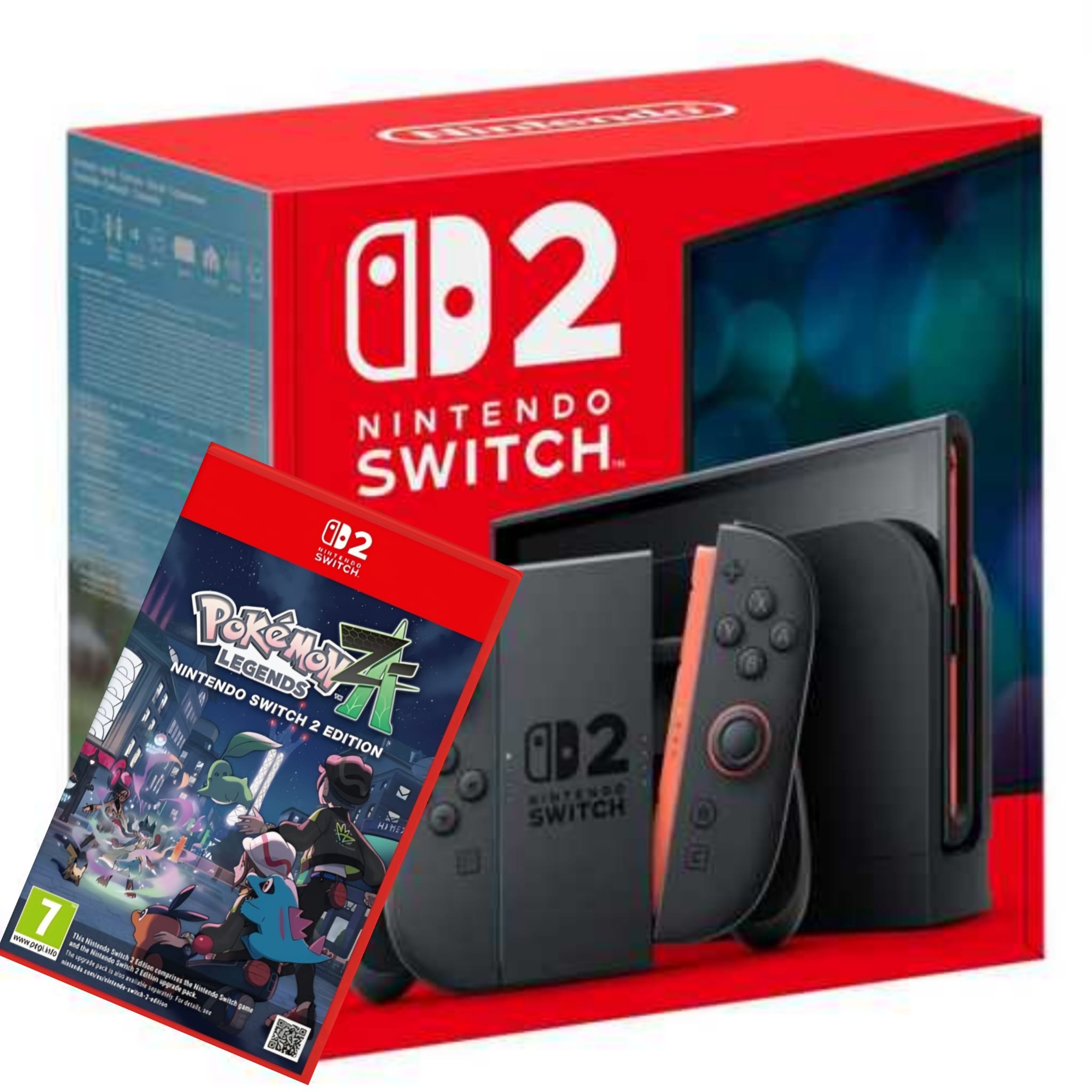 Nintendo Switch 2 + Pokemon Legends Bundle נינטנדו