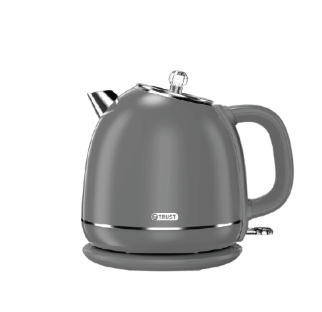 קומקום חשמלי מעוצב בצבע אפור Crystal בקיבולת 1.7 ליטר