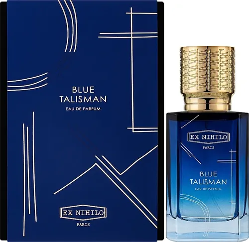 בקבוק הבושם Ex Nihilo Blue Talisman או דה פרפיום &mdash; בושם נישה צרפתי בתווי אגס וג'ינג'ר