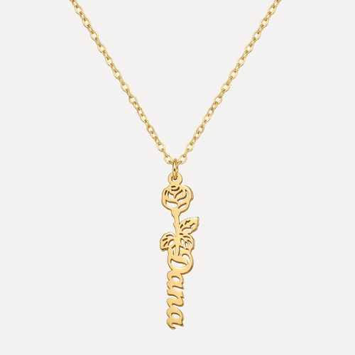 תליון ורד עם שם